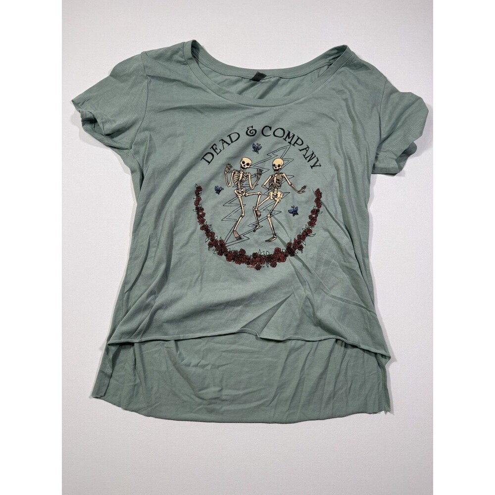 Dead & Company Women’s Green Skeleton Shirt Large